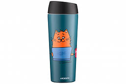 Термокружка Ardesto Red Cat 450мл синій