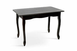 Стіл дерев'яний розкладний для маленької кухні Лідер Мікс меблі, колір венге, фото 4