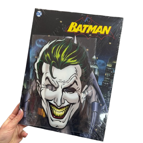 Адвент-календар BIP Batman з маскою Джокера та молочним шоколадом 80 г
