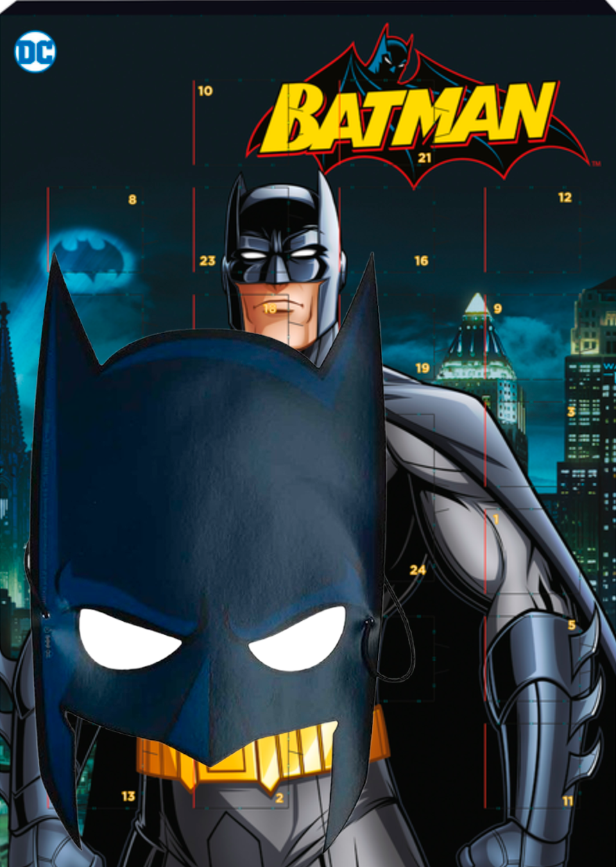 Адвент-календар BIP Batman з маскою та молочним шоколадом 80 г