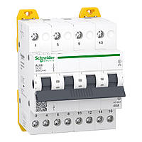 Перемикач трипозиційний 4P, 40A iSSW Acti9, A9SCO440 Schneider Electric, перекидний автомат, резерв