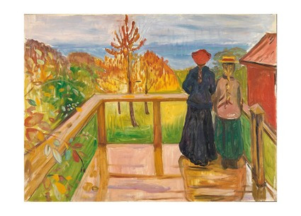 Листівка Edvard Munch - On the Veranda, 1902, фото 1