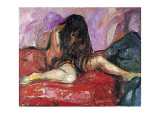 Листівка Edvard Munch - Nude I, 1913