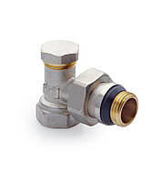 Кран радіаторний (вентильний) KOER KR.902-Gi кутовий 1/2" з американкою