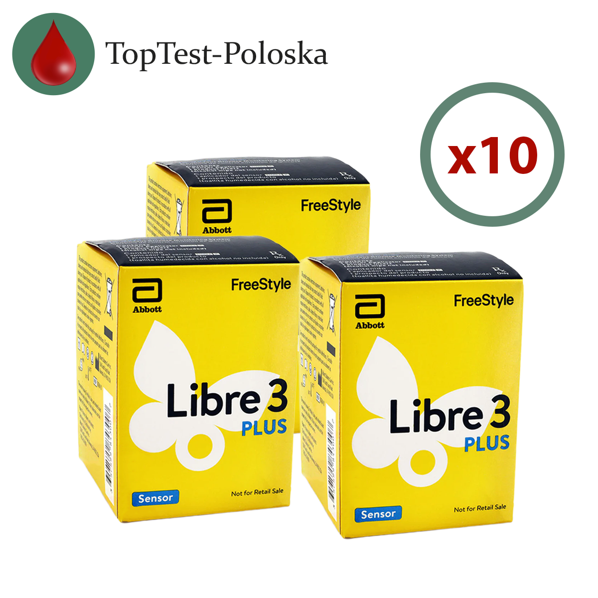 Сенсор FreeStyle Libre 3 Plus (Фристайл Либре 3 Плюс) 10 уп.