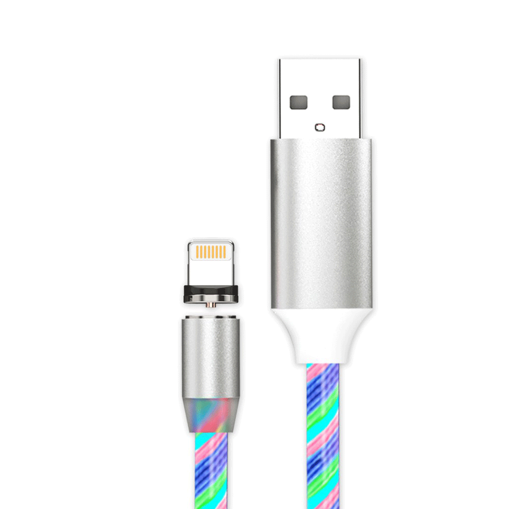 Магнітний кабель Kaku KSC-115 LED Magnetic USB Lightning 1м з підсвіткою