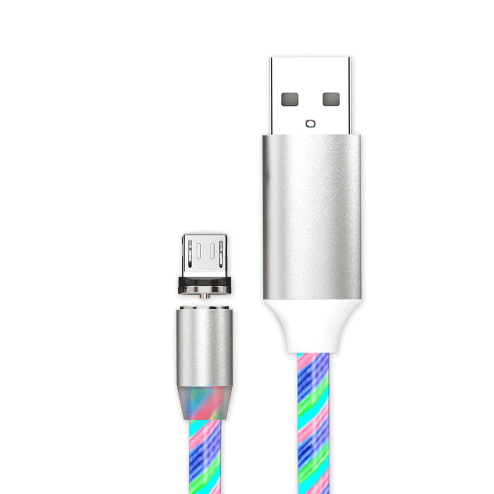 Магнітний кабель Kaku KSC-115 LED Magnetic MicroUSB 1м з підсвіткою