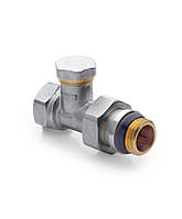 Кран радіаторний (вентильний) KOER KR.904-Gi прямий 1/2" з американкою