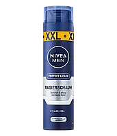 Піна для гоління Nivea XXL "Захист та догляд" зволожуюча (250мл.)