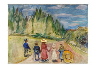 Листівка Edvard Munch - The Fairytale Forest, 1901-1902