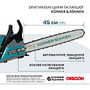 Бензопила Konner&Sohnen KS CS31G-18 (3.1 л.с., шина 45 см), фото 8