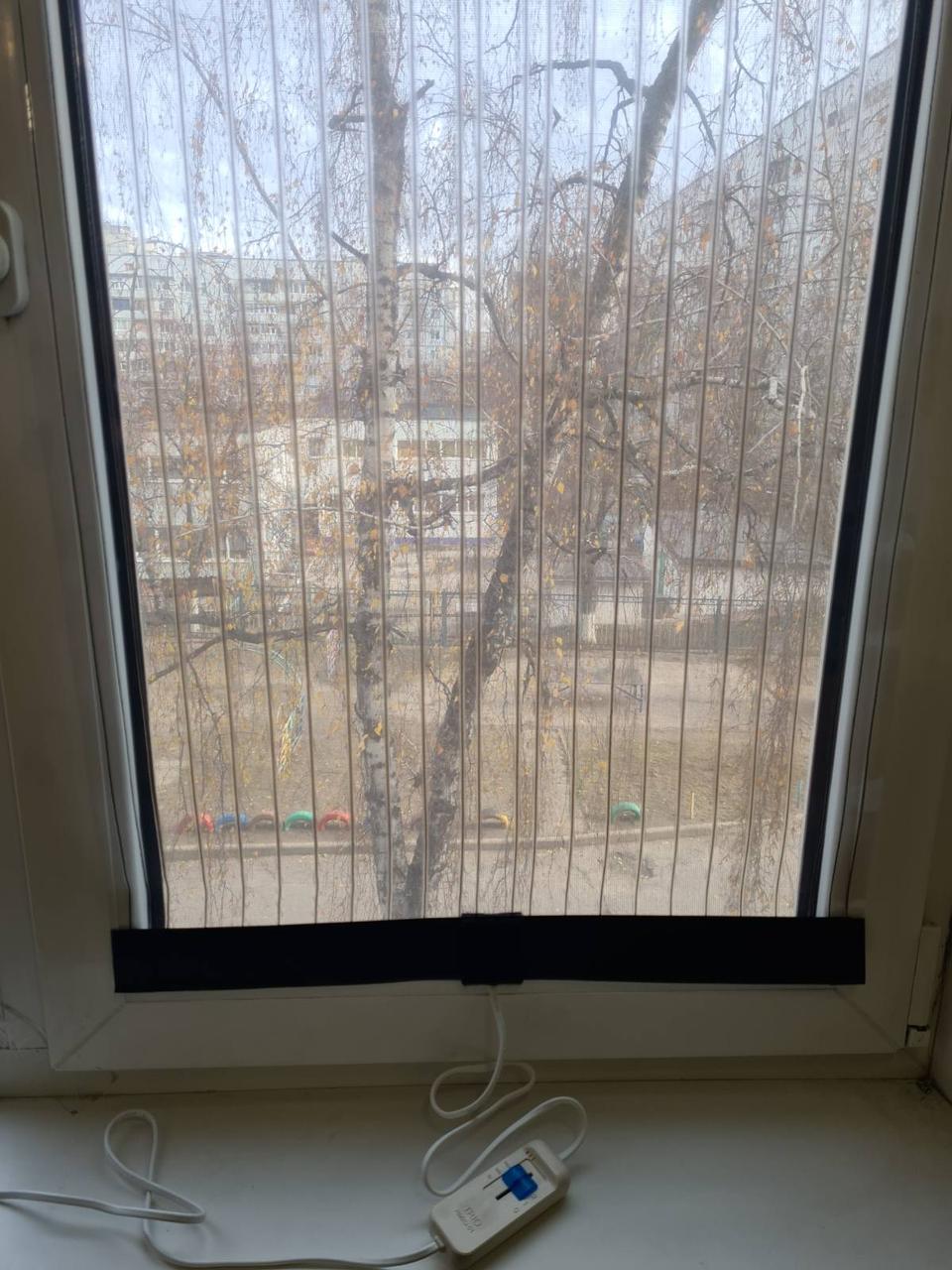 Електричний обігрівач на вікна (усунення конденсату на вікнах, підігрів вікна), розмір 56х98 см, потужність 240/120 Вт, фото 1