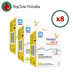 Сенсор FreeStyle Libre 3 (Фристайл Либре 3) 8 уп.