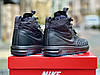 Чоловічі зимові кросівки Nike Lunar Force Duckboot Black Чорні Взуття Найк Лунар Форс високі з хутром, фото 7