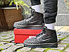 Чоловічі зимові кросівки Nike Lunar Force Duckboot Black Чорні Взуття Найк Лунар Форс високі з хутром, фото 9