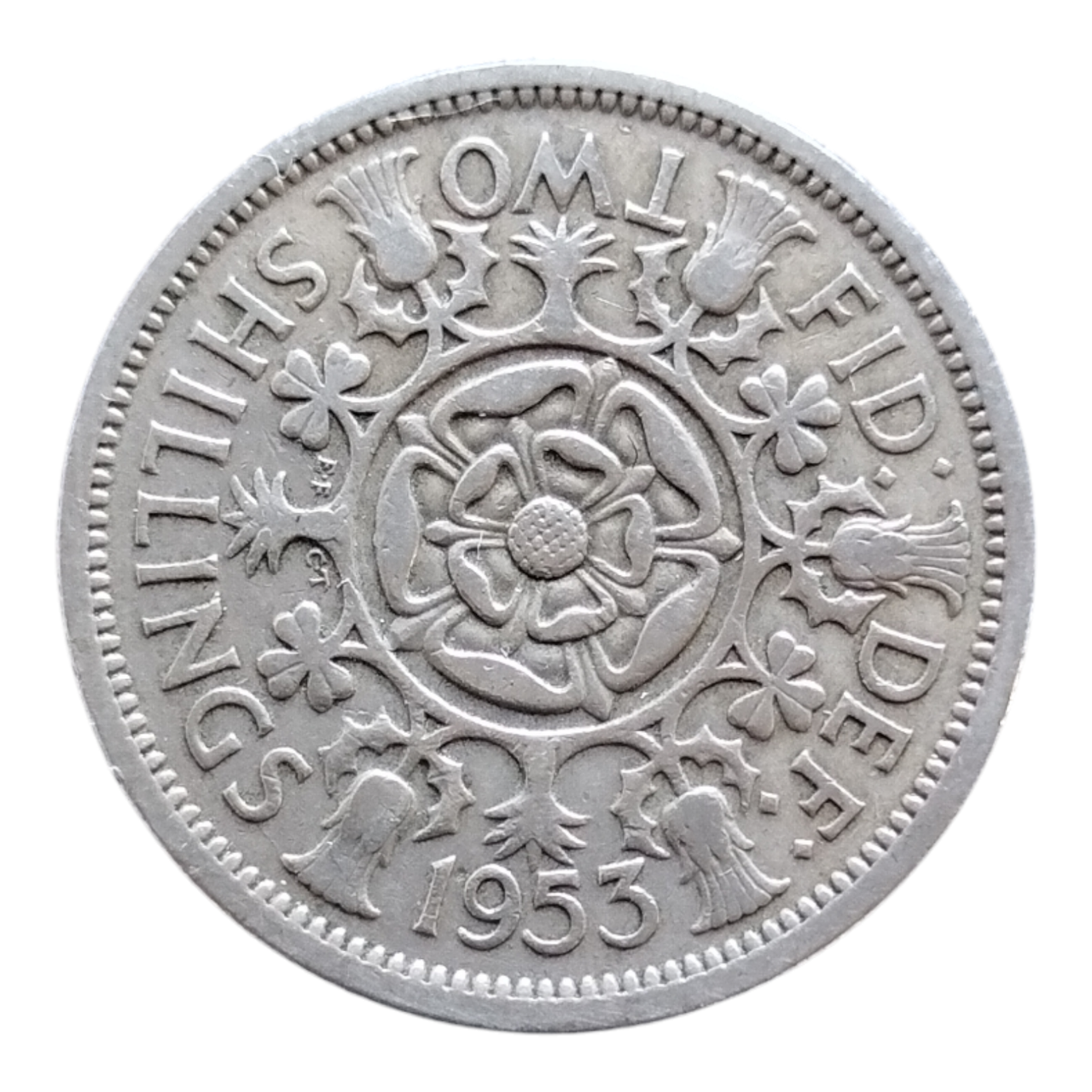 Велика Британія 2 шилінги (флорин), 1953