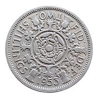 Велика Британія 2 шилінги (флорин), 1953