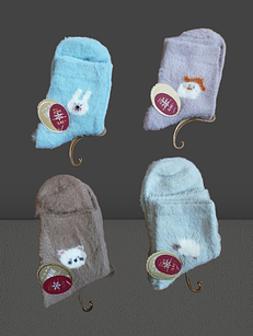 Шкарпетки жіночі норкова вовна YH22-28 р.23-25. Від 10 пар до 27грн