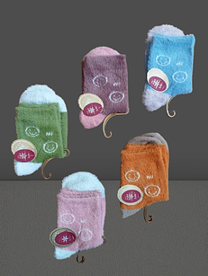 Шкарпетки жіночі норкова вовна YH22-27 р.23-25. Від 10 пар до 27грн