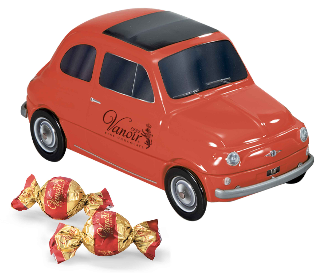 Подарунковий набір цукерок в машинці Cartone 5 Fiat 500 Colori Assortiti 1 х 205г