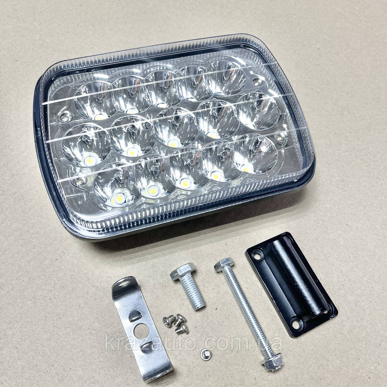 Фара LED додаткова 12/24 V, 15*3W, 178*140*70 mm (truck) (TP-15370) 49051131842