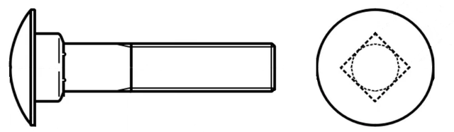 болт з квадратним підголовком