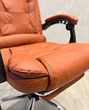 Офісне крісло BOSS KO22KAR КАРАМЕЛЬНИЙ Компютерне крісло + підніжка, фото 7