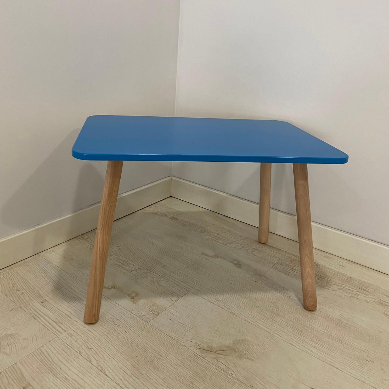 Стіл дитячий прямокутний ChildWood блакитний Kids Dream (Фанера)