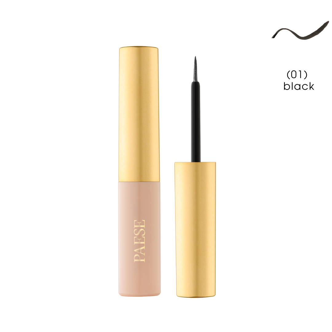 Водостійка Підводка рідкий Лайнер для очей Eyeliner Eyegasm Paese 4ml (01) black