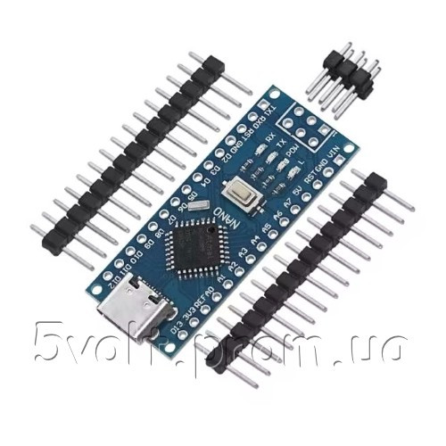 Arduino NANO 3.0 Atmega328 CH340G Type-C, фото 1