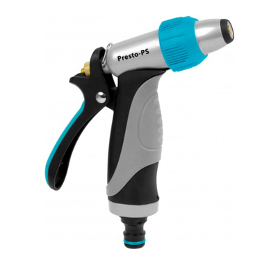 Пістолет для поливу, 3 режима металевий, насадка на шланг для поливу Presto-PS