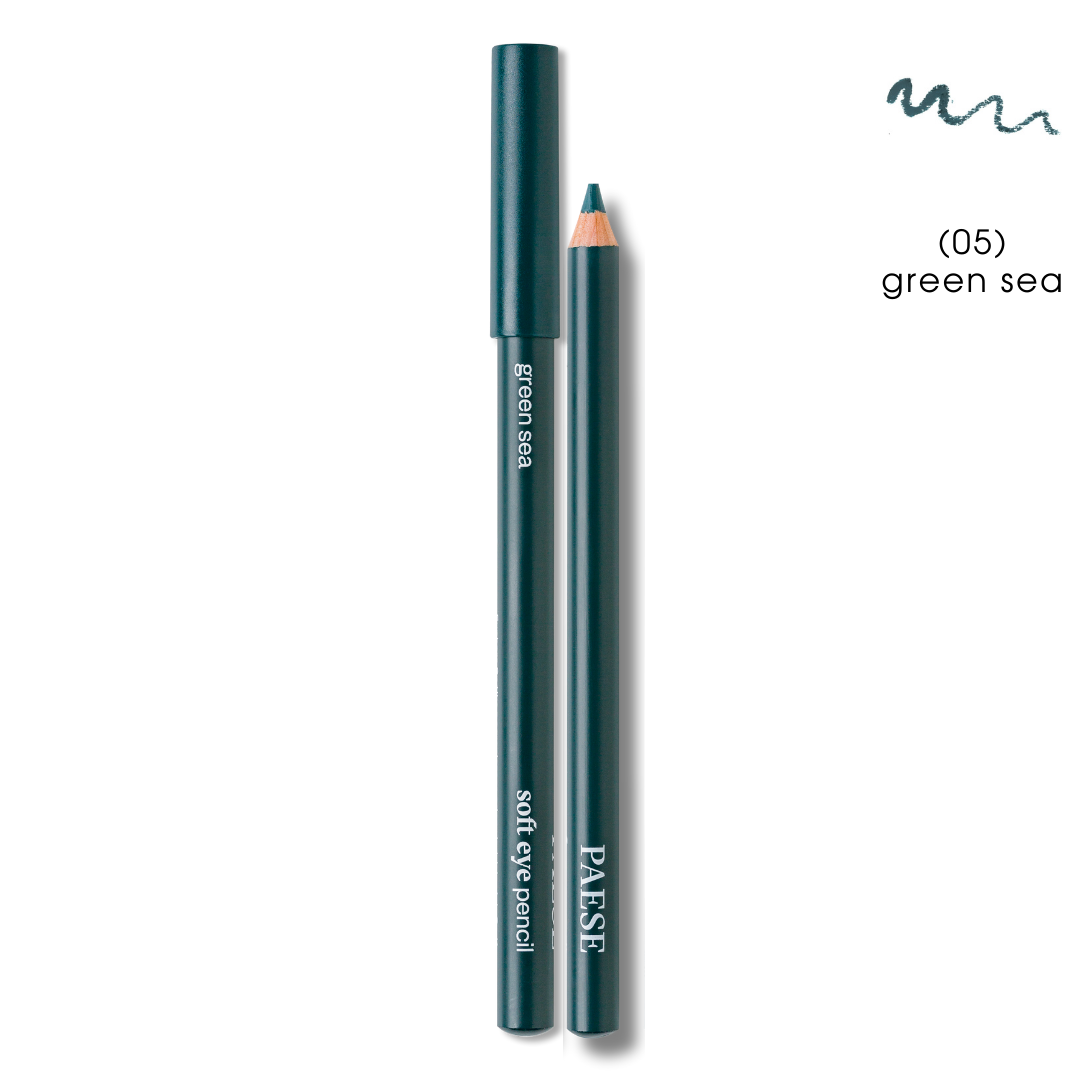 М'який Олівець для очей суперстійкий Pencil Soft Eye Paese 1,5g (05) green sea