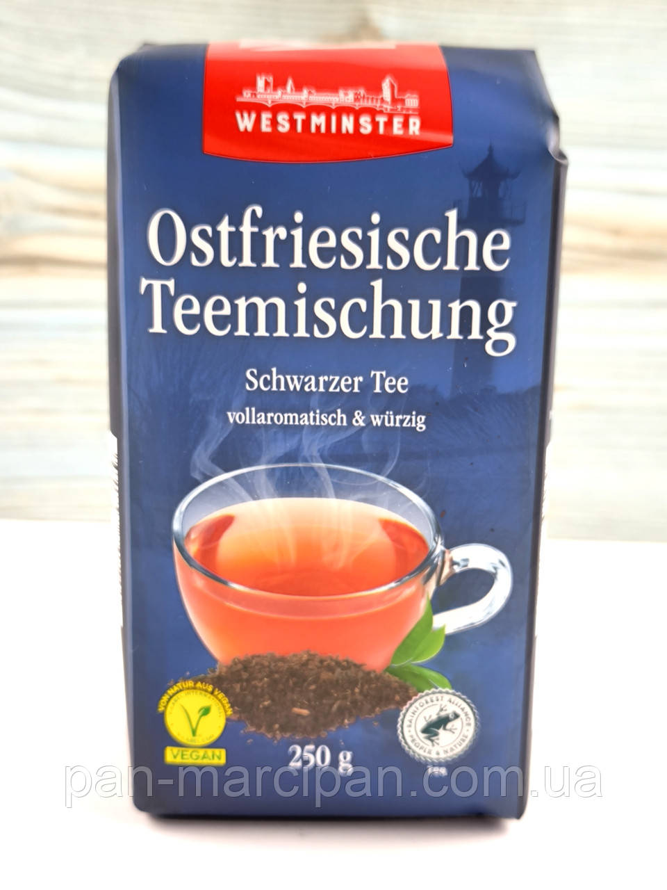 Чай чорний дрібнолистовий Westminster Ostfriesische Teemischung 250г Німеччина, фото 1