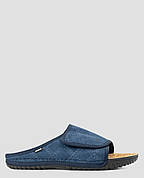 Капці чоловічі сині текстильні Україна Inblu — розмір 41 (26,5 см) (модель: InbFM-1FBlue)