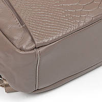 Жіночий шкіряний рюкзак 8907-9- grey. Купити жіночі рюкзаки гуртом і в роздріб із натуральної шкіри в Україні, фото 5