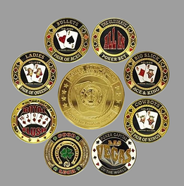 Сувенірні монети фішки Казино (на удачу!)
