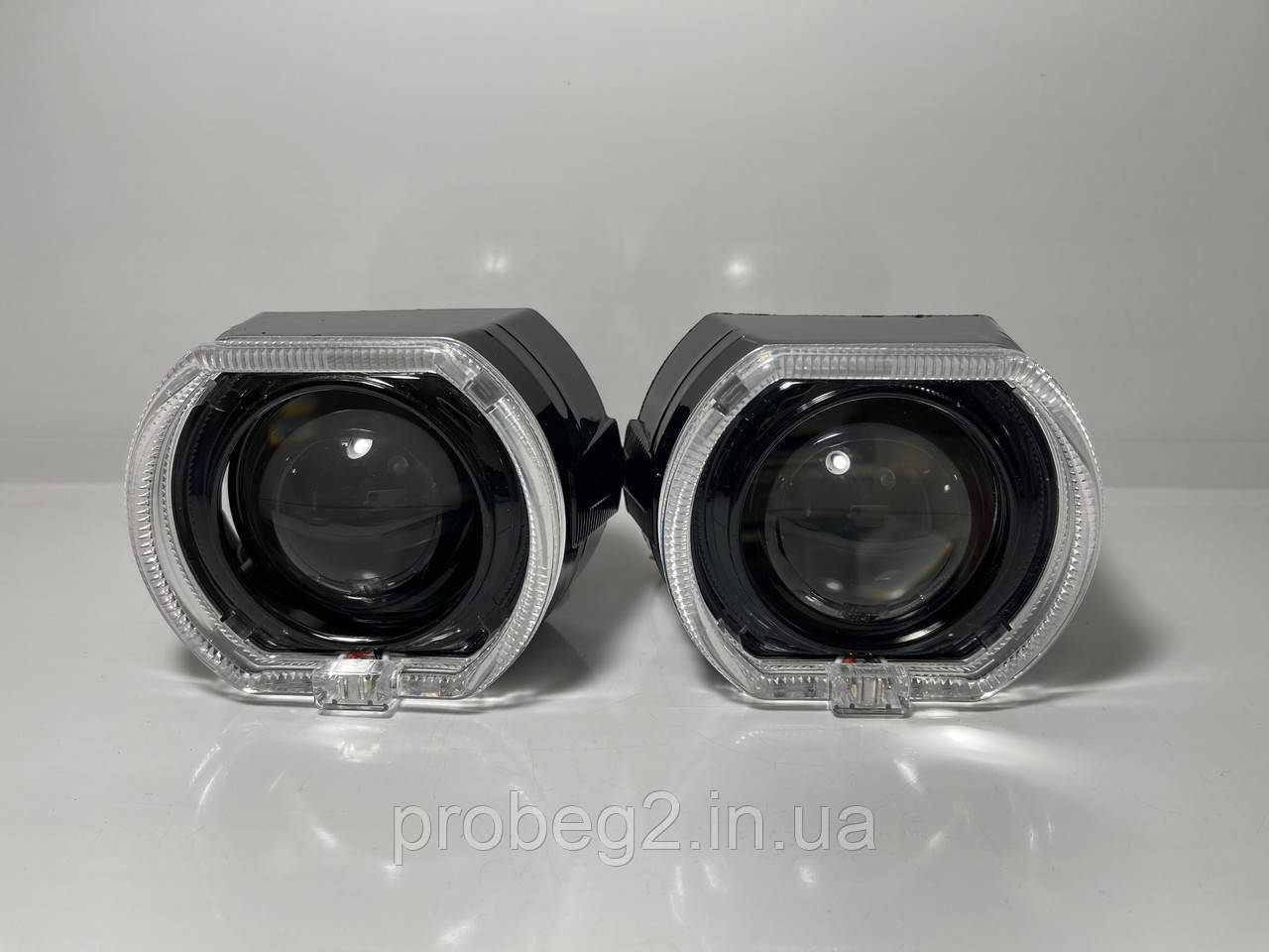 Bi Led лінзи 3.0 45 w Universal 12 v 5000 до з чорними масками та оченятами BMV комплект