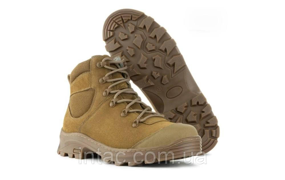 Тактичні черевики Койот (беж) зимові "SML W Boots", армійські берці замшеві прошиті