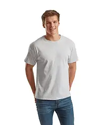 Футболка чоловіча батал великі розміри 3XL-5XL, 100% бавовна, легка Original T Fruit of the Loom 3XL, 30 Білий