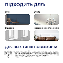 Фарба для стін латексна Dufa Mattlatex D100 миюча Білий мат 7 кг, фото 5