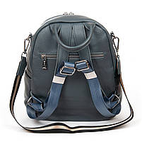 Жіночий шкіряний рюкзак 8907-9 blue. Купити жіночі рюкзаки гуртом і в роздріб із натуральної шкіри в Україні, фото 5