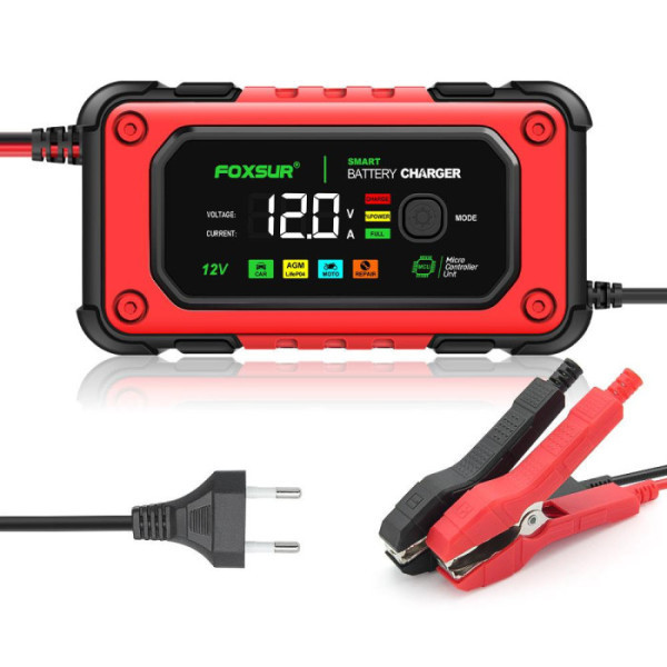 Зарядний пристрій для акумулятора FOXSUR (12V 10A) FBC1207E