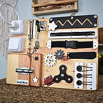 Розвиваюча Дошка, Бізіборд для дітей, Бізі борд Іграшки Монтессорі, Подарунок дитині на рік