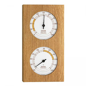 Дерев'яний настінний термогігрометр для сауни TFA 40.1052.01