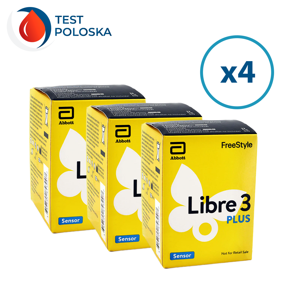Сенсор FreeStyle Libre 3 Plus (Фристайл Либре 3 Плюс) 4 уп.