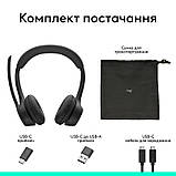 Bluetooth-гарнітура Logitech Zone 305 for Business Wireless/Bluetooth UC Black (981-001453) Чорний DS, фото 9