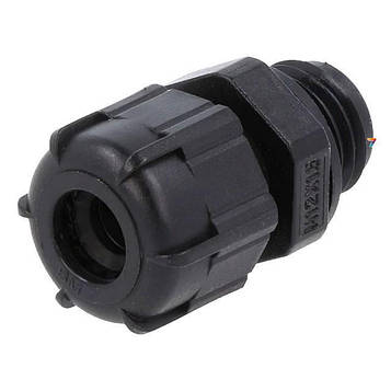 BM4912N Кабельне введення, M12, 1,5, IP68, Мат-л: поліамід, чорний