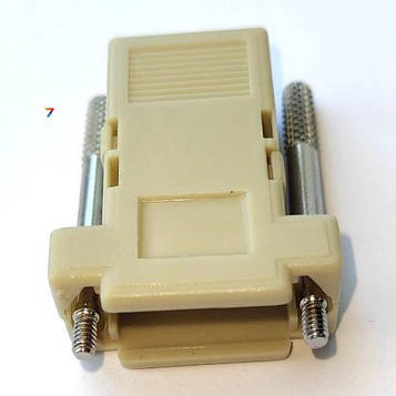 DBW-09P-L-G Корпус до роз'єму D-SUB, пластиковий ABS UL94HB, колір сірий, довжина кріплення 44 мм