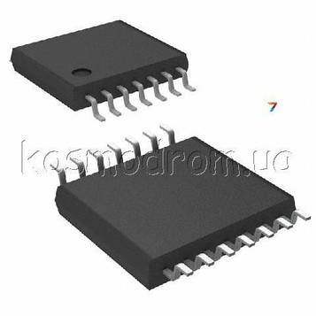 74HC14PW.112 Тип корпусу: TSSOP-14, напруга живлення 2 V ... 6 V, Температура max + 125C