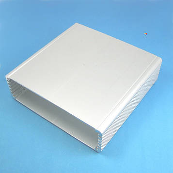 BIS-L1-BOX-100 Корпус алюмюмініевий, анодований, розміри (ДхШхВ): 100х103х30,5 мм. Без бічних кришок